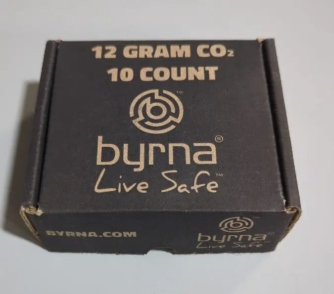 Byrna LE 12 Gram CO2 Cartridges For Byrna LE Pistol Launcher ( 9 CO2 + 1 CO2Oiler) Byrna