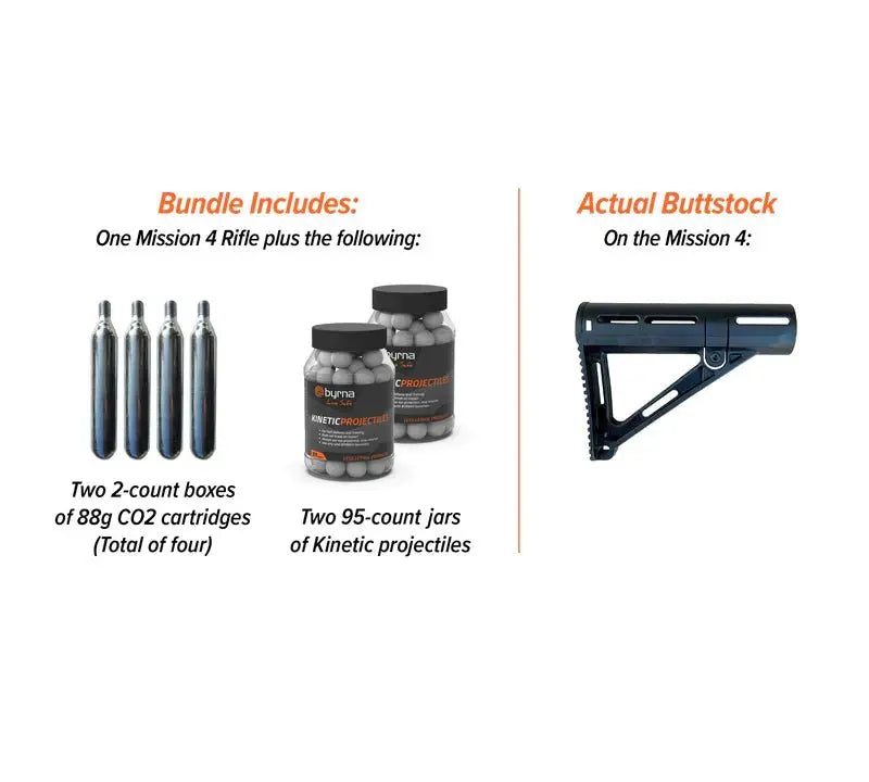 Byrna Mission 4 Bundle Launcher - Made in USA Byrna