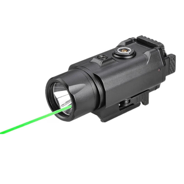 DivaLite Green Laser Light Combo Tactical Led Flash Light For Byrna Launchers 1500 Lumens Powerful light with Magnetic Charging and Easy Clip On DIVALITE