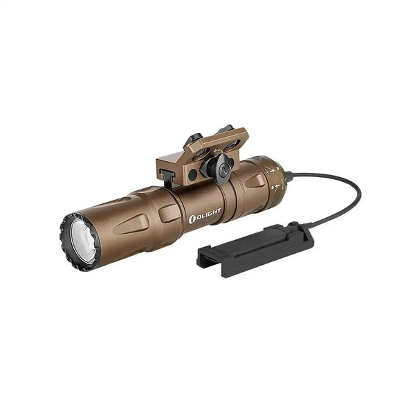 OLIGHT Odin Mini 1250 Lumens Ultra Compact Rechargeable Mlok Mount Weaponlight, Removable Slide Rail Mount and Remote Switch, 240 Meters Beam Distance, Mlok Included - Byrna California